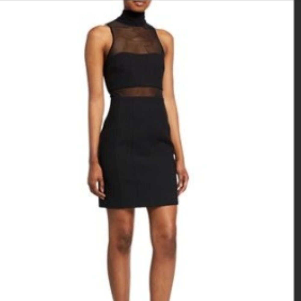 Cinq a Sept Carmen Mini Dress in Black Size 2